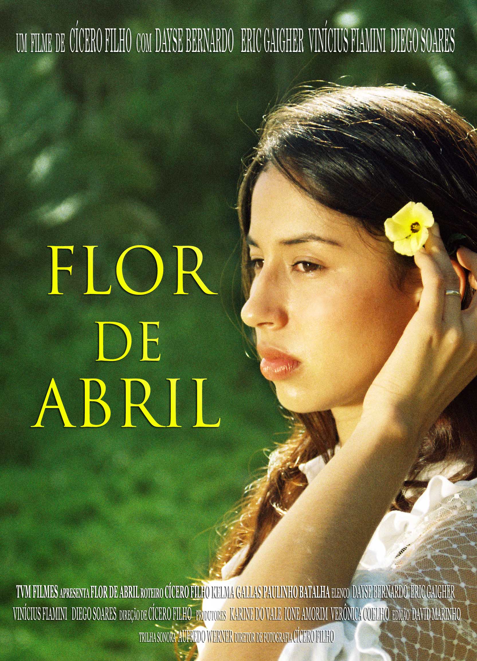 Poster do filme "Flor de Abril" - Imagem: CineBrasil
